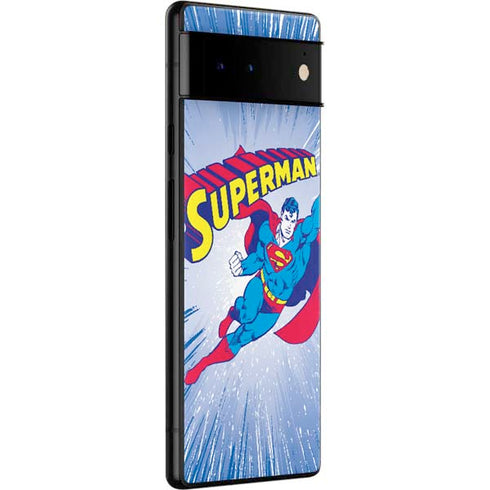 DC Comics Superman Vintage Action Pose Google Pixel 6 Pro Skin